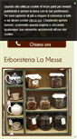Mobile Screenshot of erboristerialamesse.com